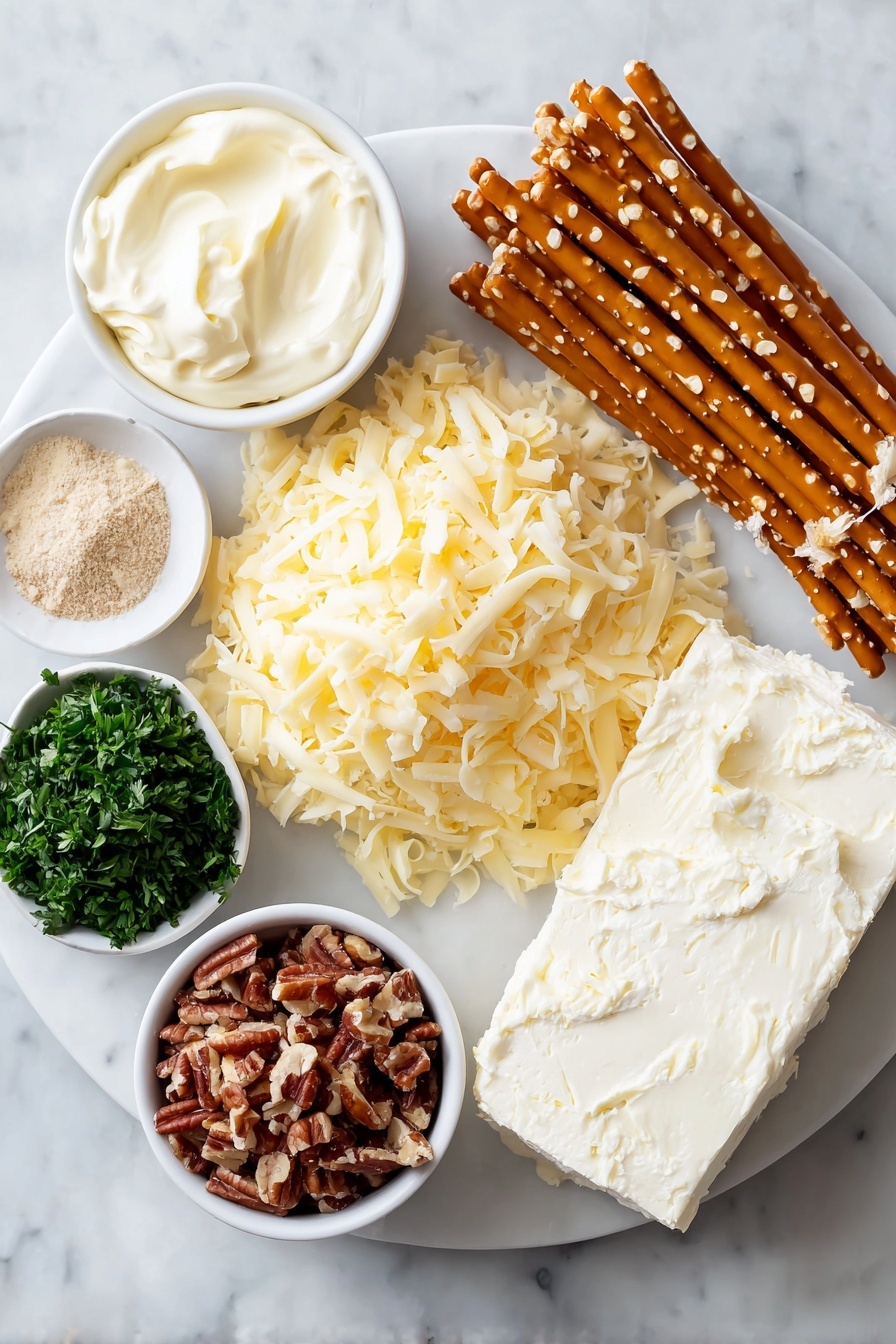 Cheese Ball Bites with Bacon and Pecans Recipe - Ingredients