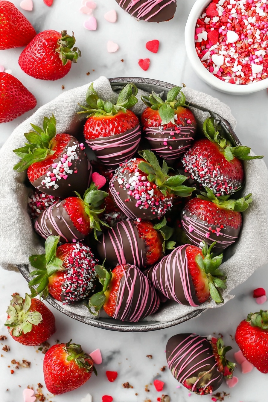 Chocolate Covered Strawberries Recipe - Serving