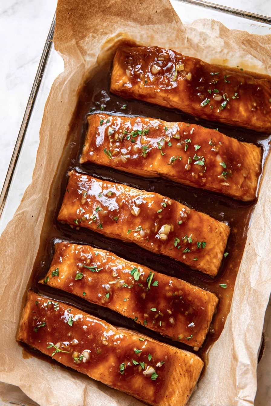 Oven-Baked Salmon with Honey Soy Glaze Recipe - Recipe Step