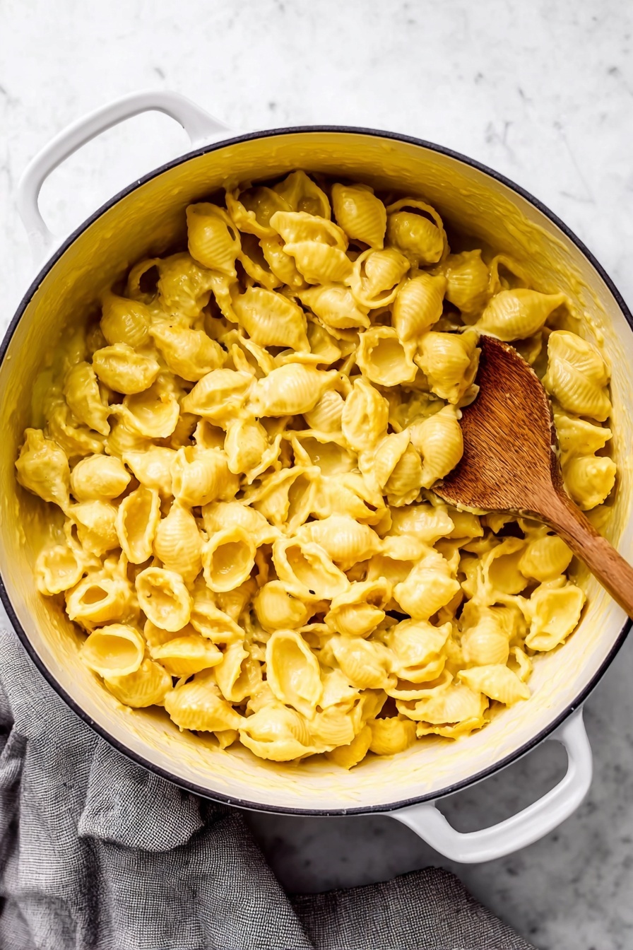 Vegan Cashew Mac and Cheese Recipe - Serving