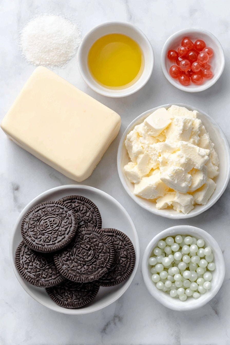 Christmas Oreo Balls Recipe - Ingredients