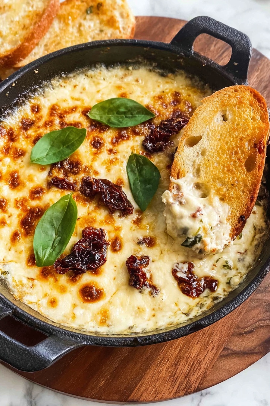 Tuscan Cheese Dip with Sun-Dried Tomatoes Recipe - Recipe Step