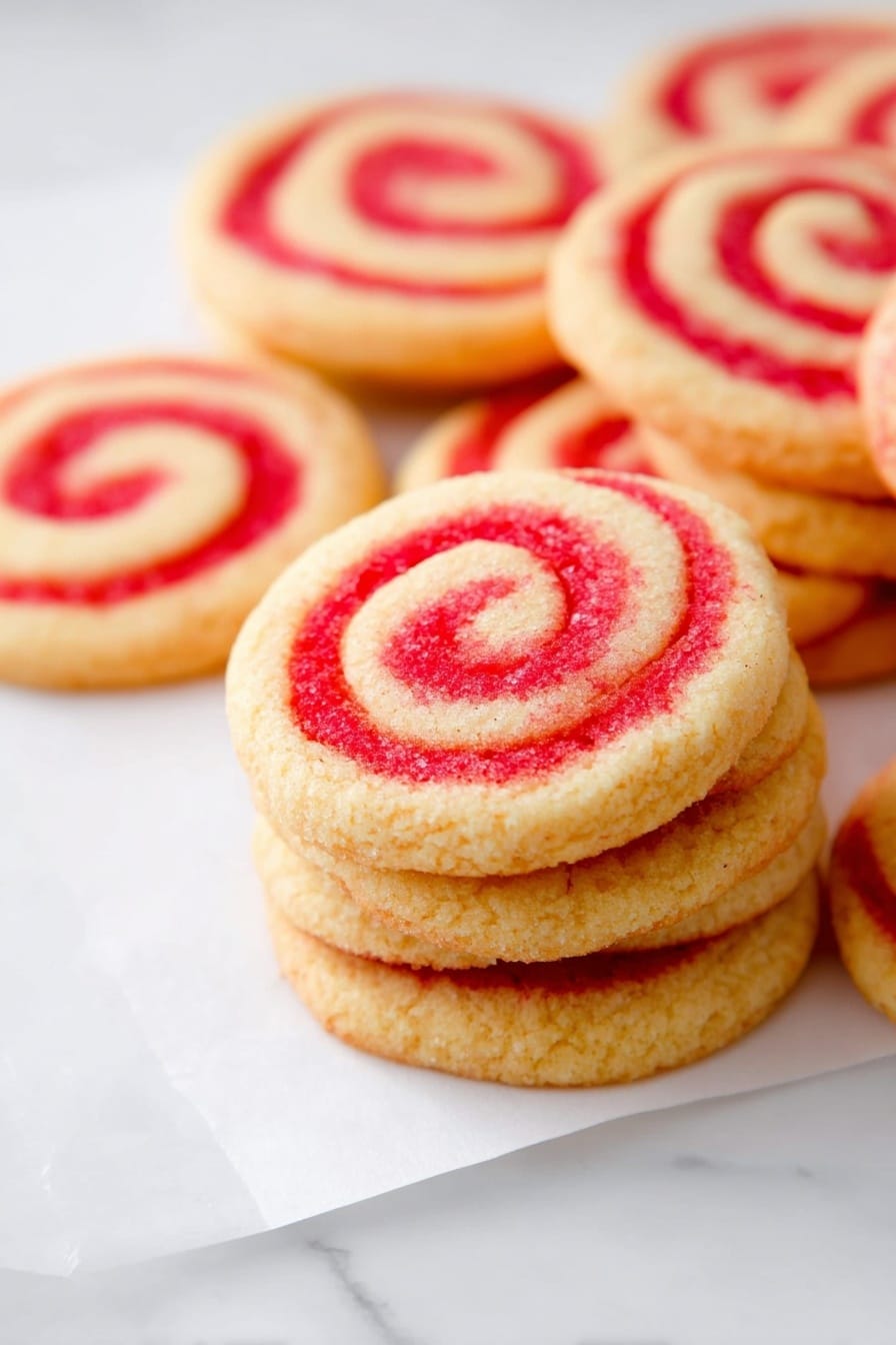 Peppermint Pinwheel Cookies Recipe - Serving