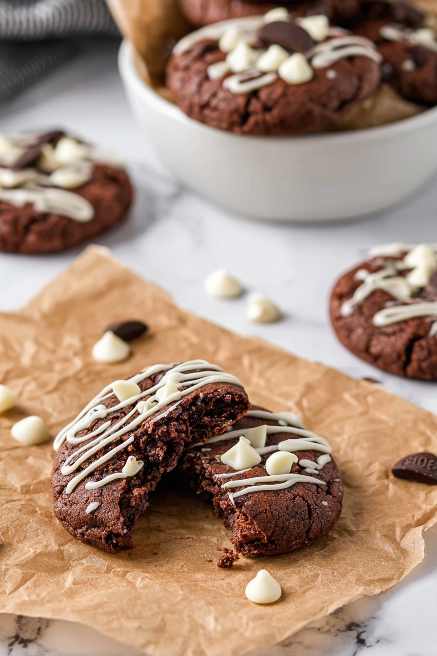 Mint Chocolate Brownie Cookies Recipe - Recipe Step
