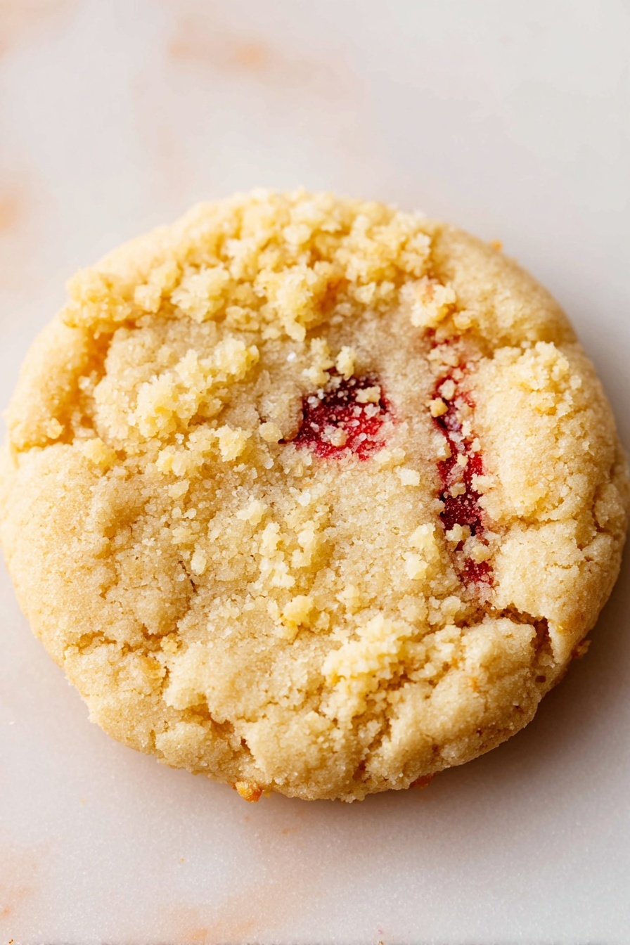 Strawberry Shortbread Cookies Recipe - Serving