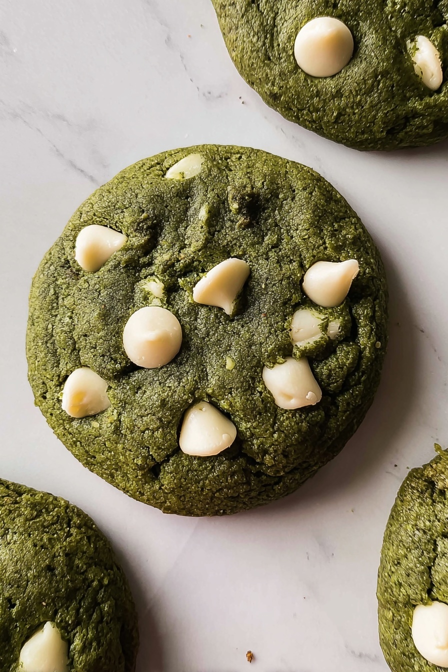 Matcha Chocolate Chip Cookies Recipe - Serving