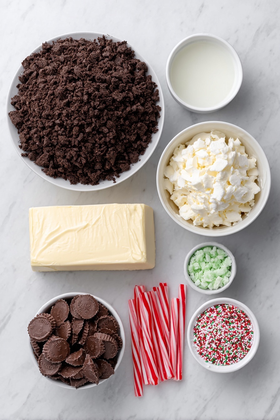 Oreo Truffles Christmas Ornaments Recipe - Ingredients