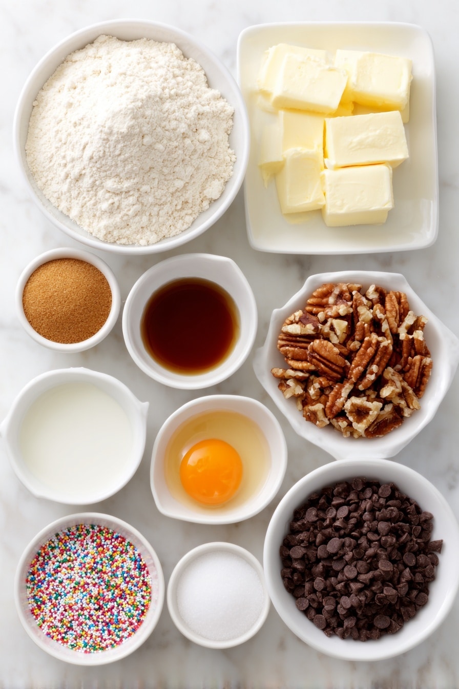 Christmas Crack Cookies with Toffee and Chocolate Recipe - Ingredients