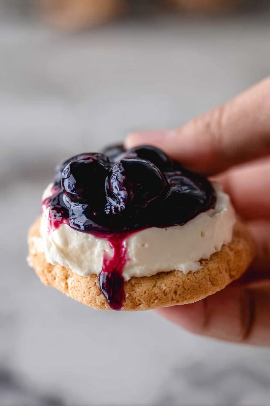 Blueberry Cheesecake Cookies Recipe - Serving