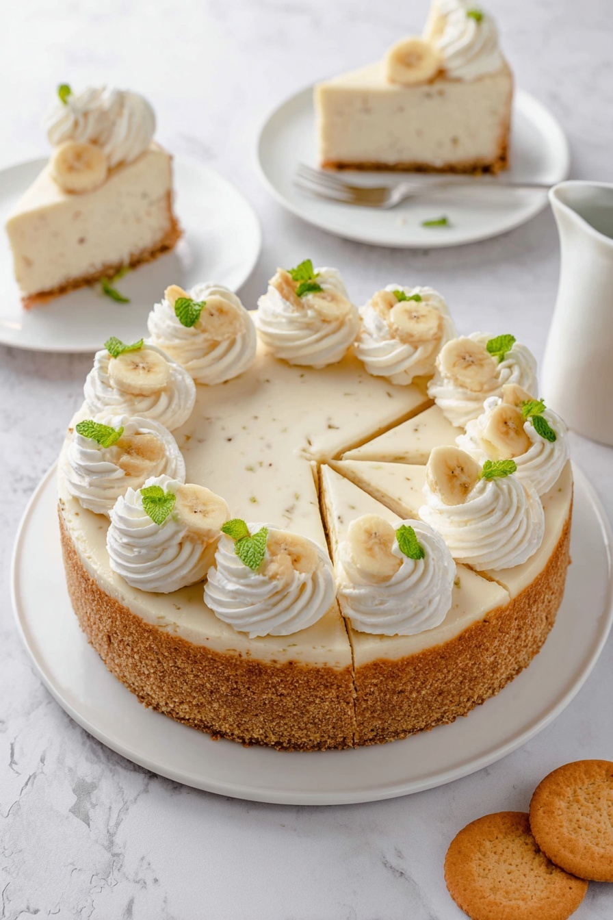 Banana Cheesecake with Nilla Wafers Recipe - Serving