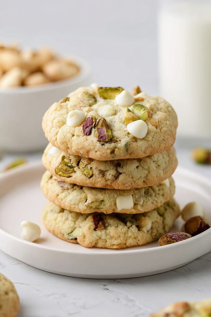 White Chocolate Pistachio Cookies Recipe - Recipe Step