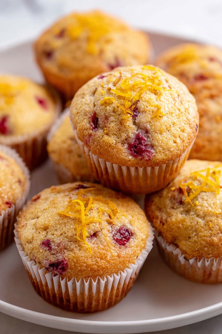 Cranberry Orange Muffins Recipe - Serving
