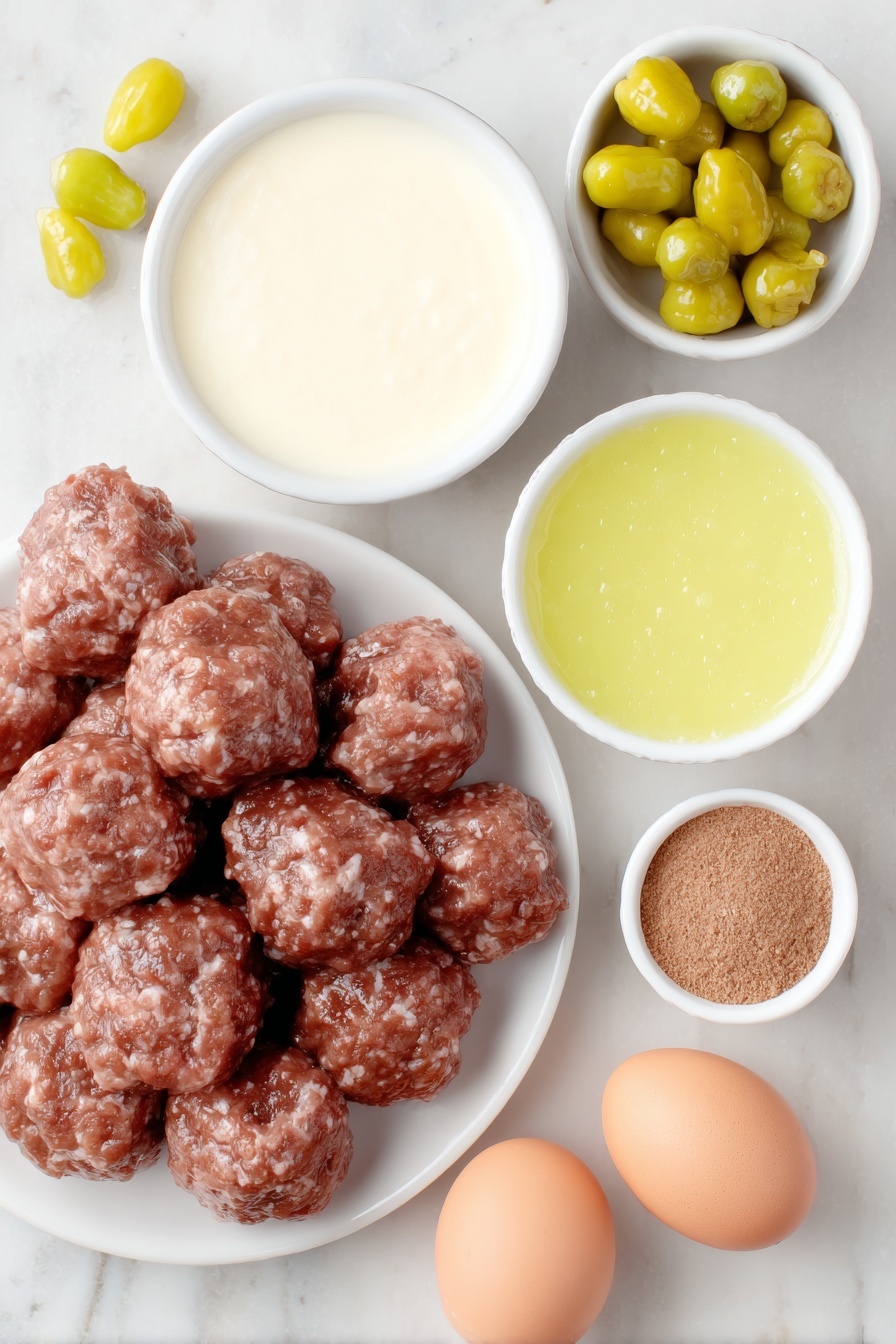 Slow Cooker Mississippi Meatballs Recipe - Ingredients