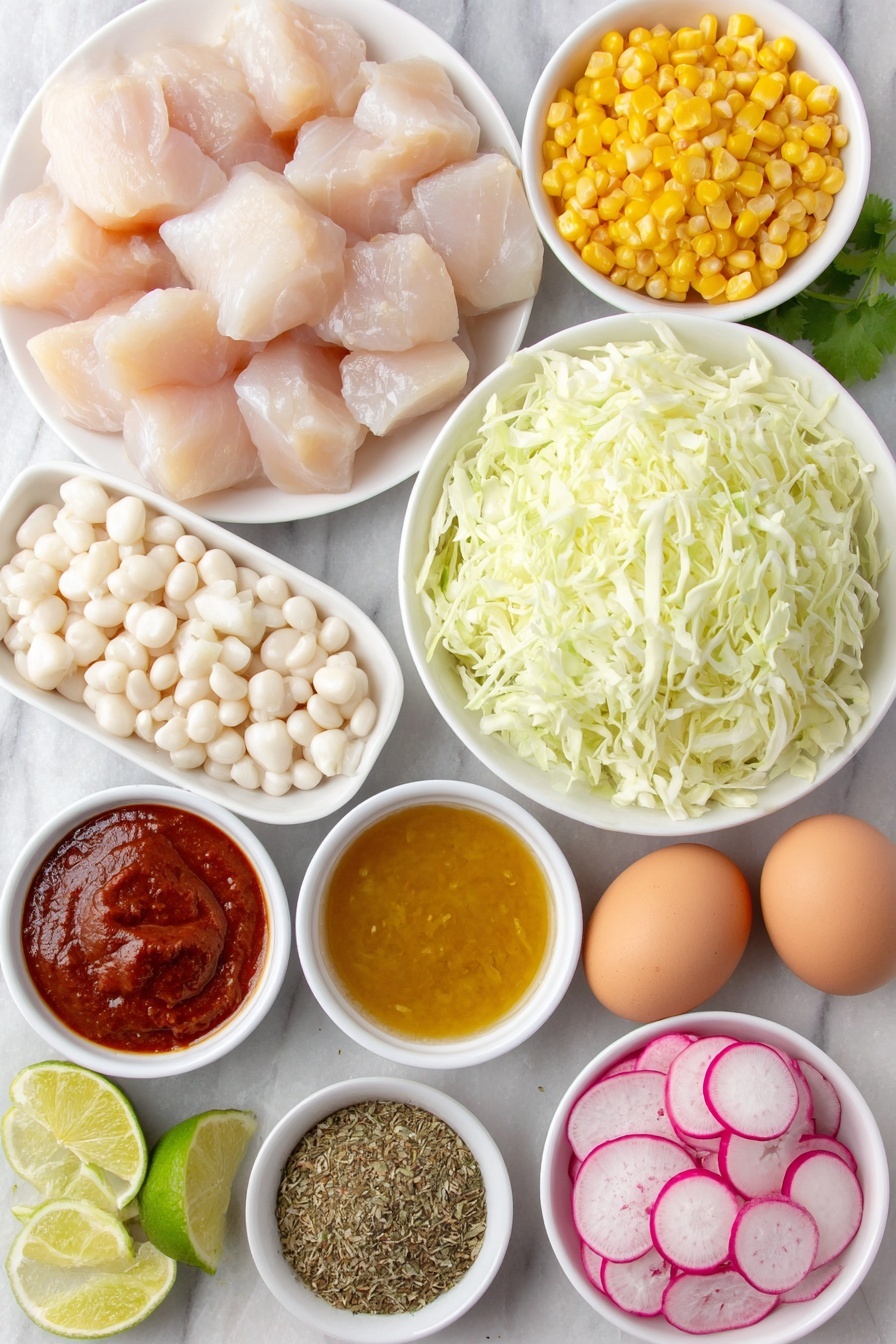Easy Chicken Pozole Recipe - Ingredients