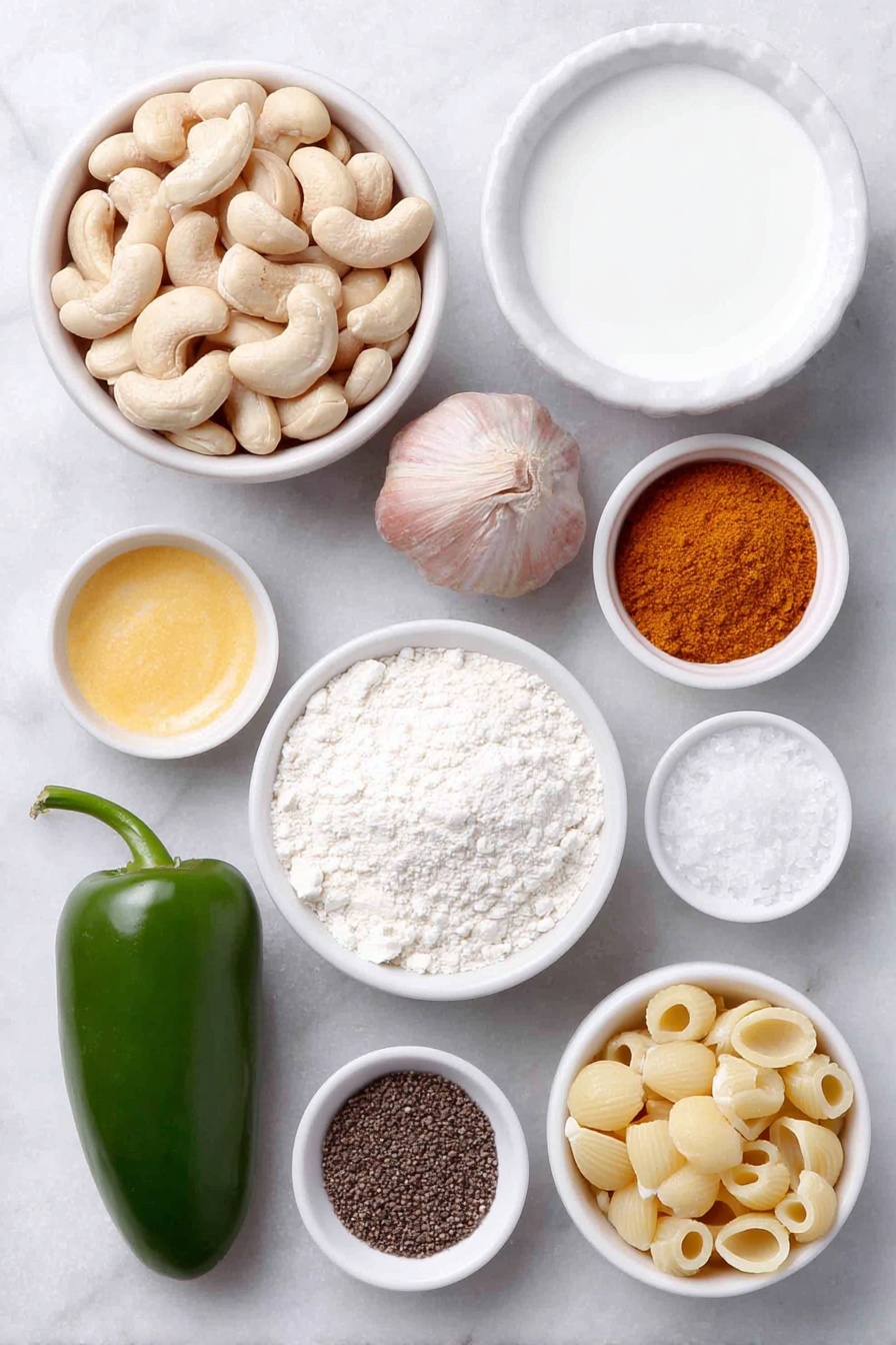 Vegan Cashew Mac and Cheese Recipe - Ingredients