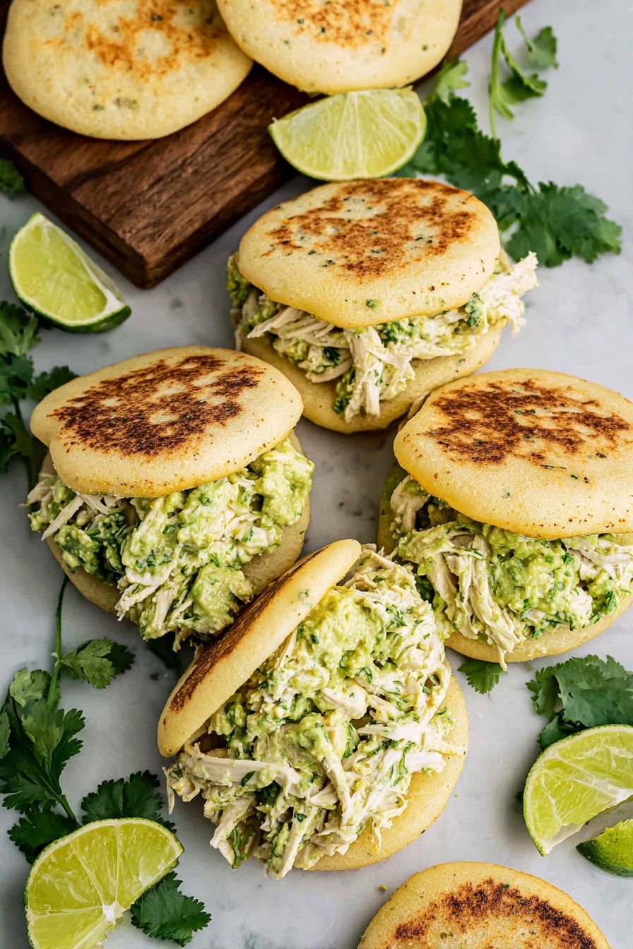 Homemade Arepas with Reina Pepiada Filling Recipe - Recipe Step