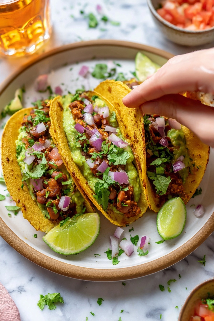 Lentil Tacos Recipe - Serving
