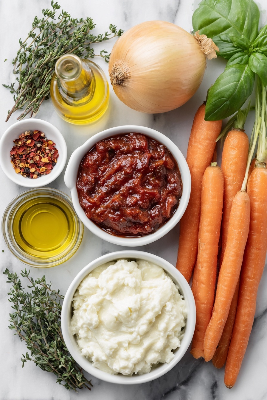 Creamy Roasted Red Pepper Soup Recipe - Ingredients