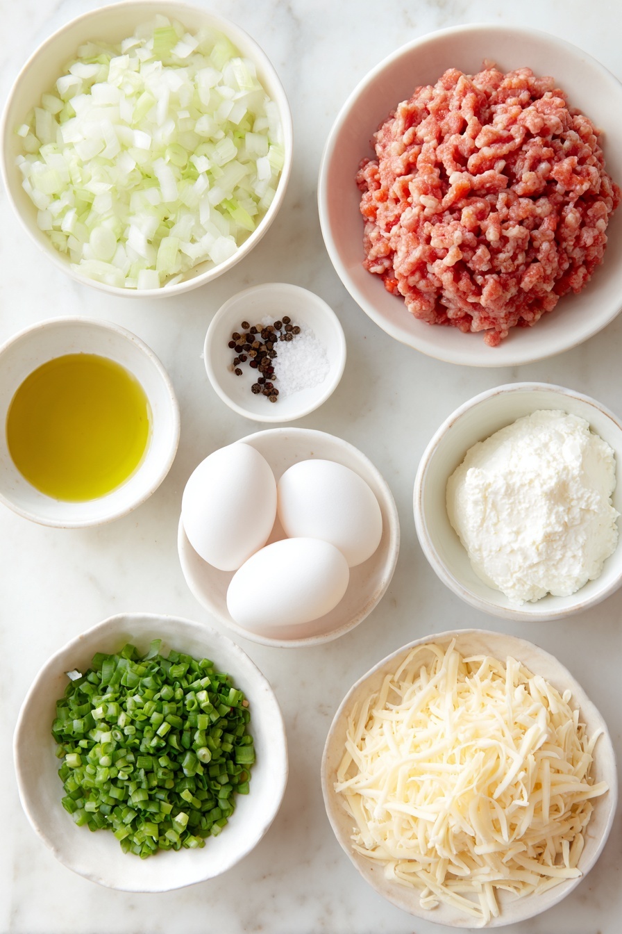 High Protein Breakfast Casserole Recipe - Ingredients