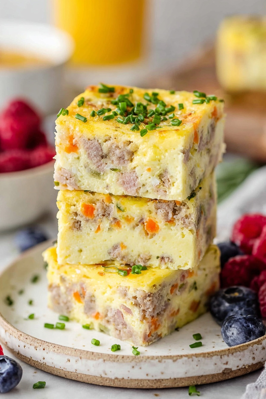 High Protein Breakfast Casserole Recipe - Serving