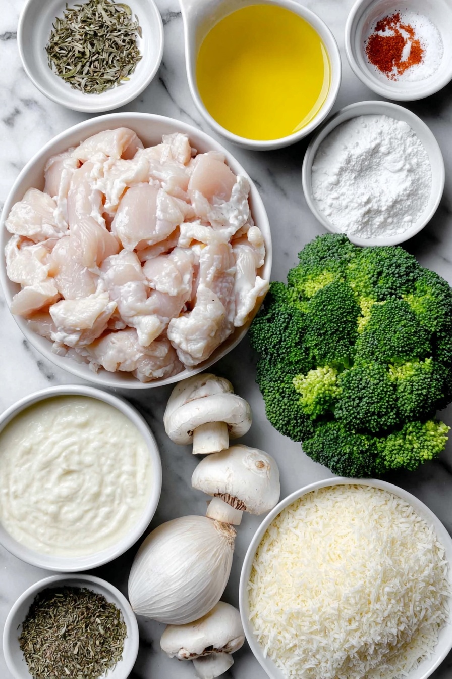 Healthy Chicken and Broccoli Casserole Recipe - Ingredients