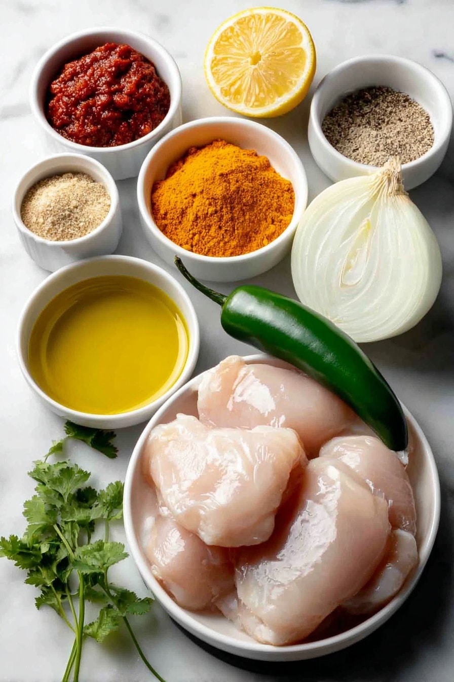 Healthy Slow Cooker Chicken Tikka Masala Recipe - Ingredients