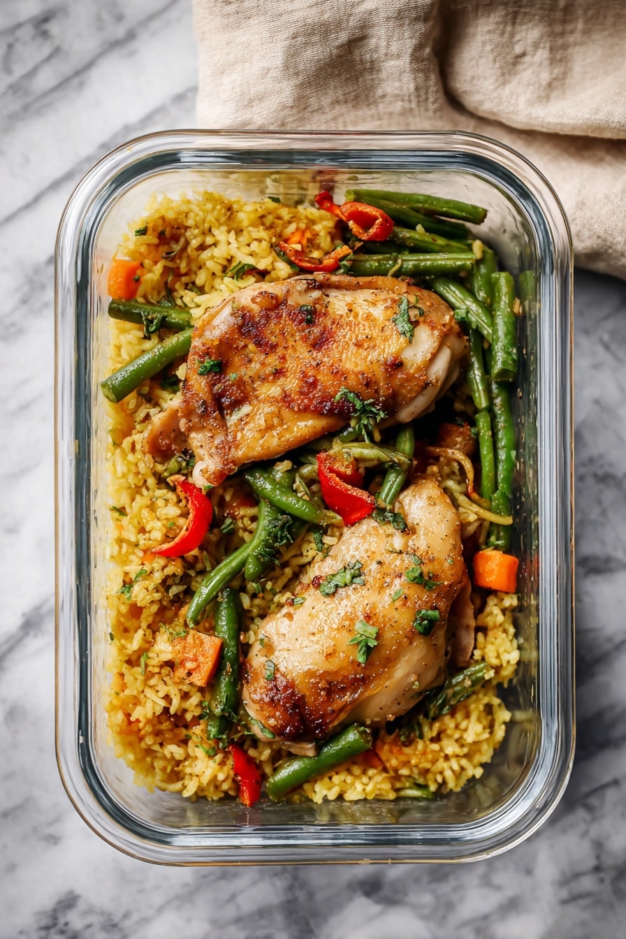 One-Pan Thai Coconut Chicken and Rice Recipe - Serving