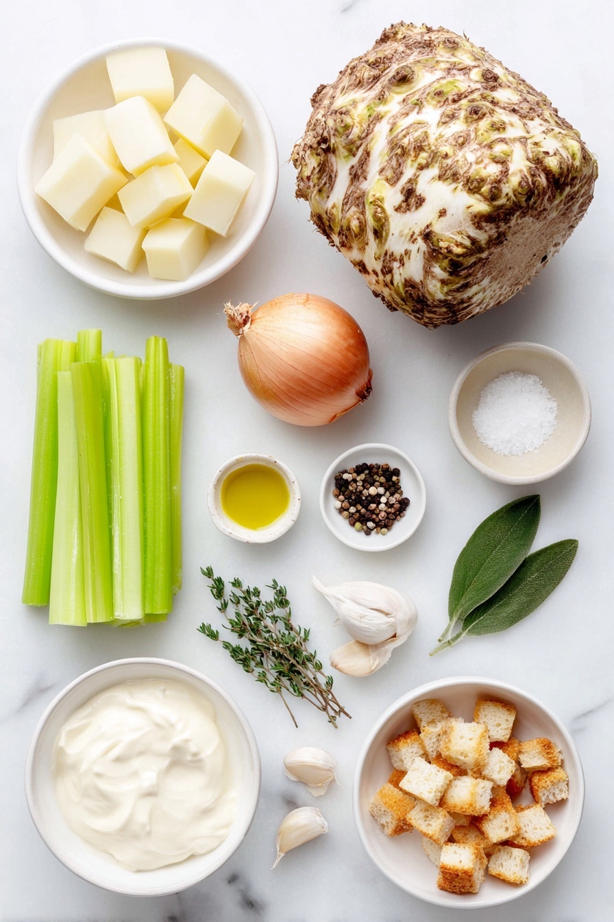 Creamy Celeriac Soup Recipe - Ingredients