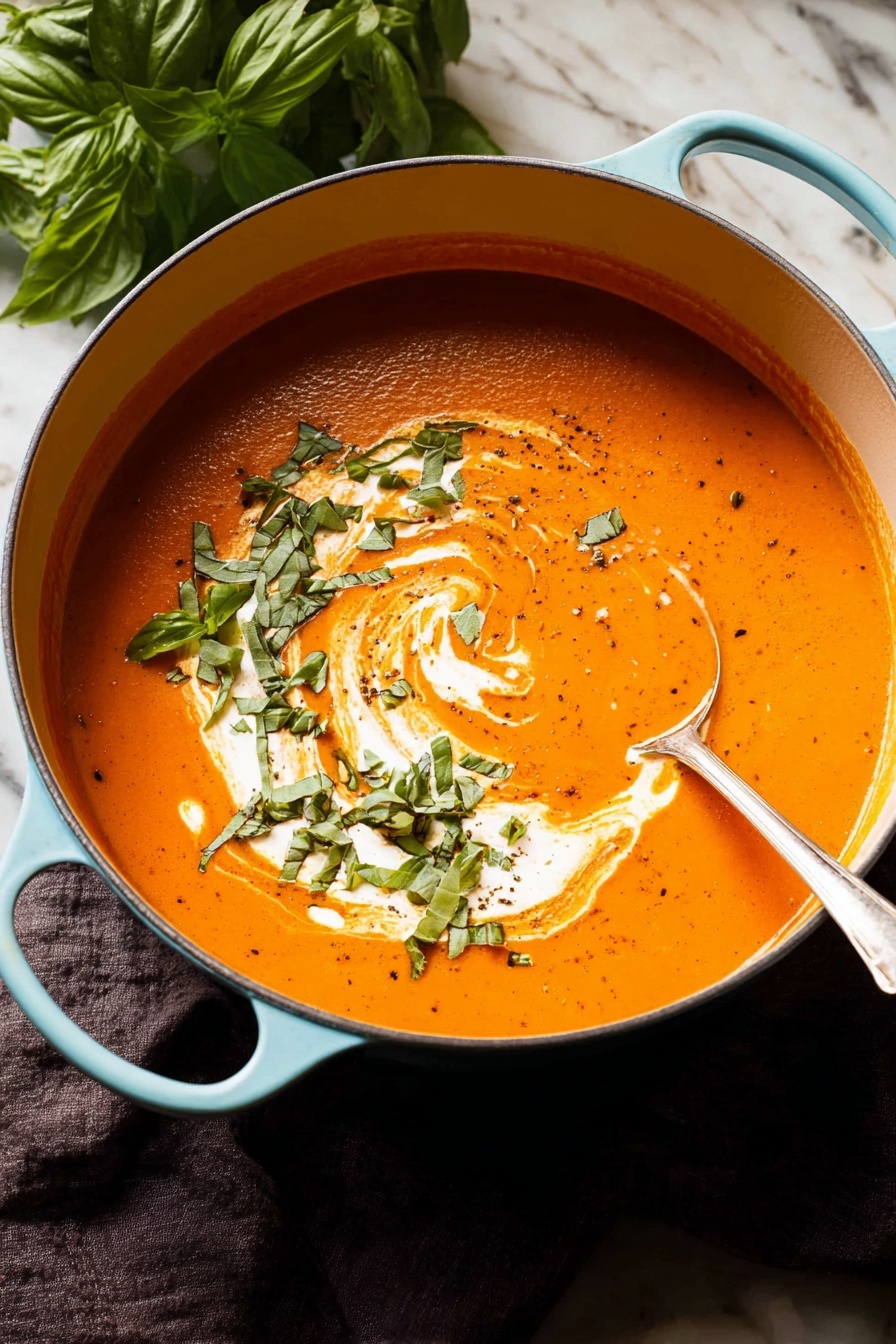 Smoky Roasted Tomato Soup Recipe - Recipe Step