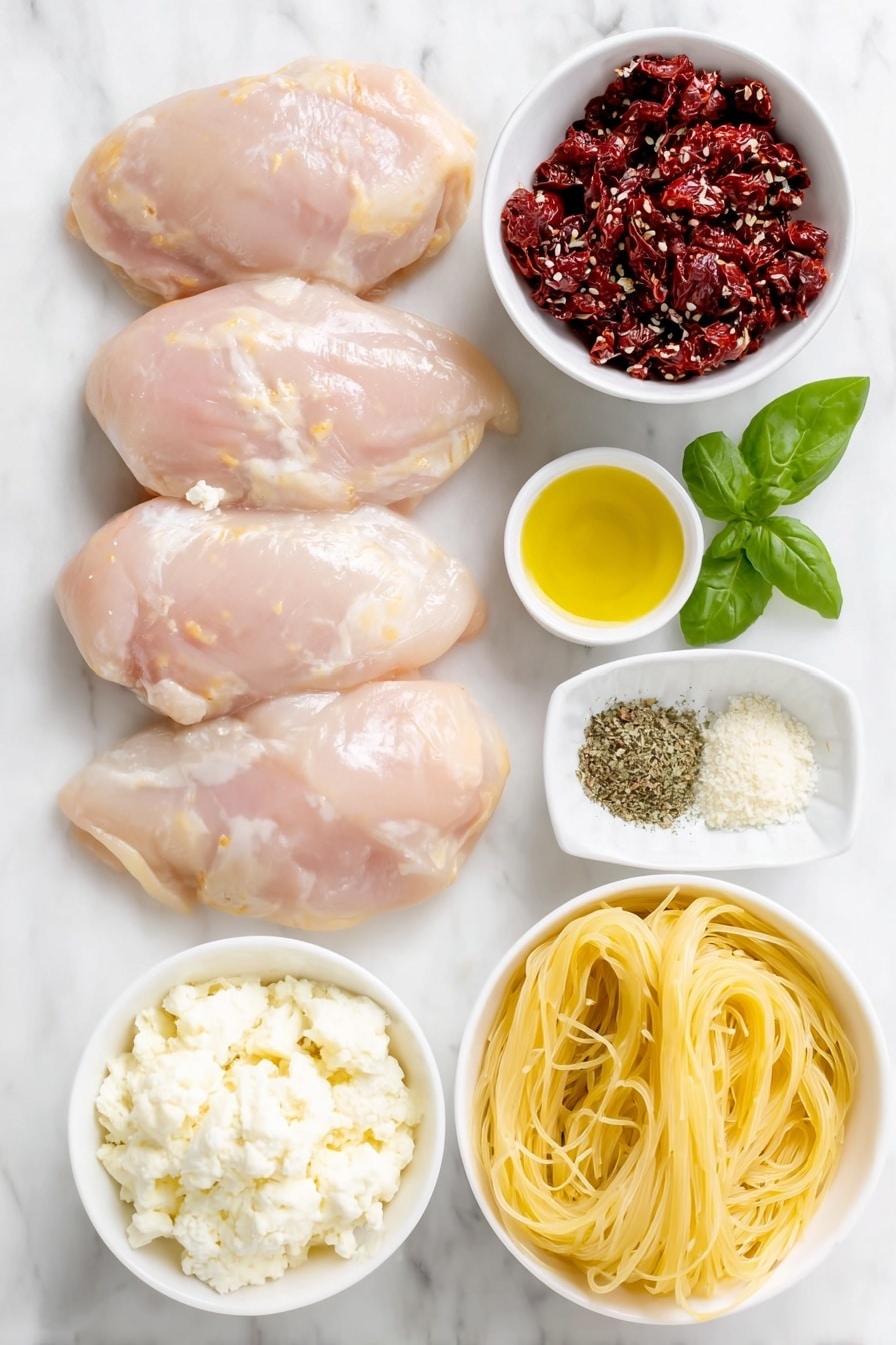 Crockpot Sun-Dried Tomato Chicken Recipe - Ingredients