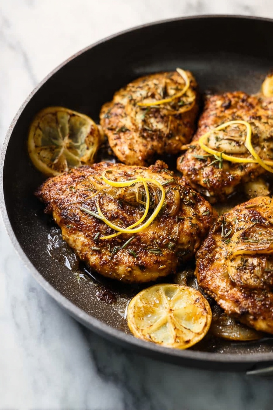 Lemon Pepper Chicken Skillet Recipe - Recipe Step
