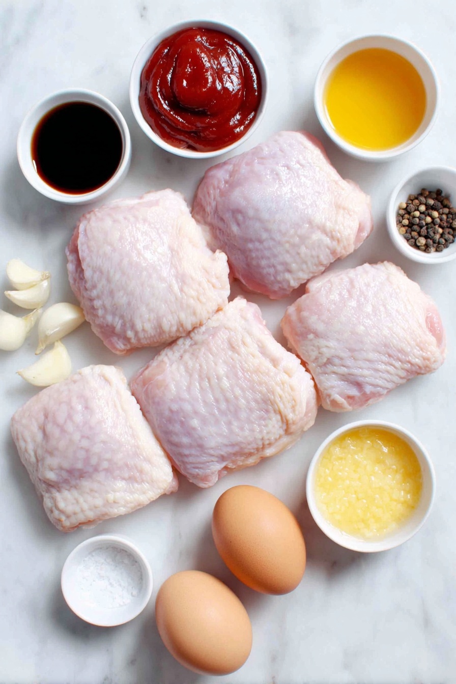 Sticky Pan-Glazed Chicken Thighs Recipe - Ingredients