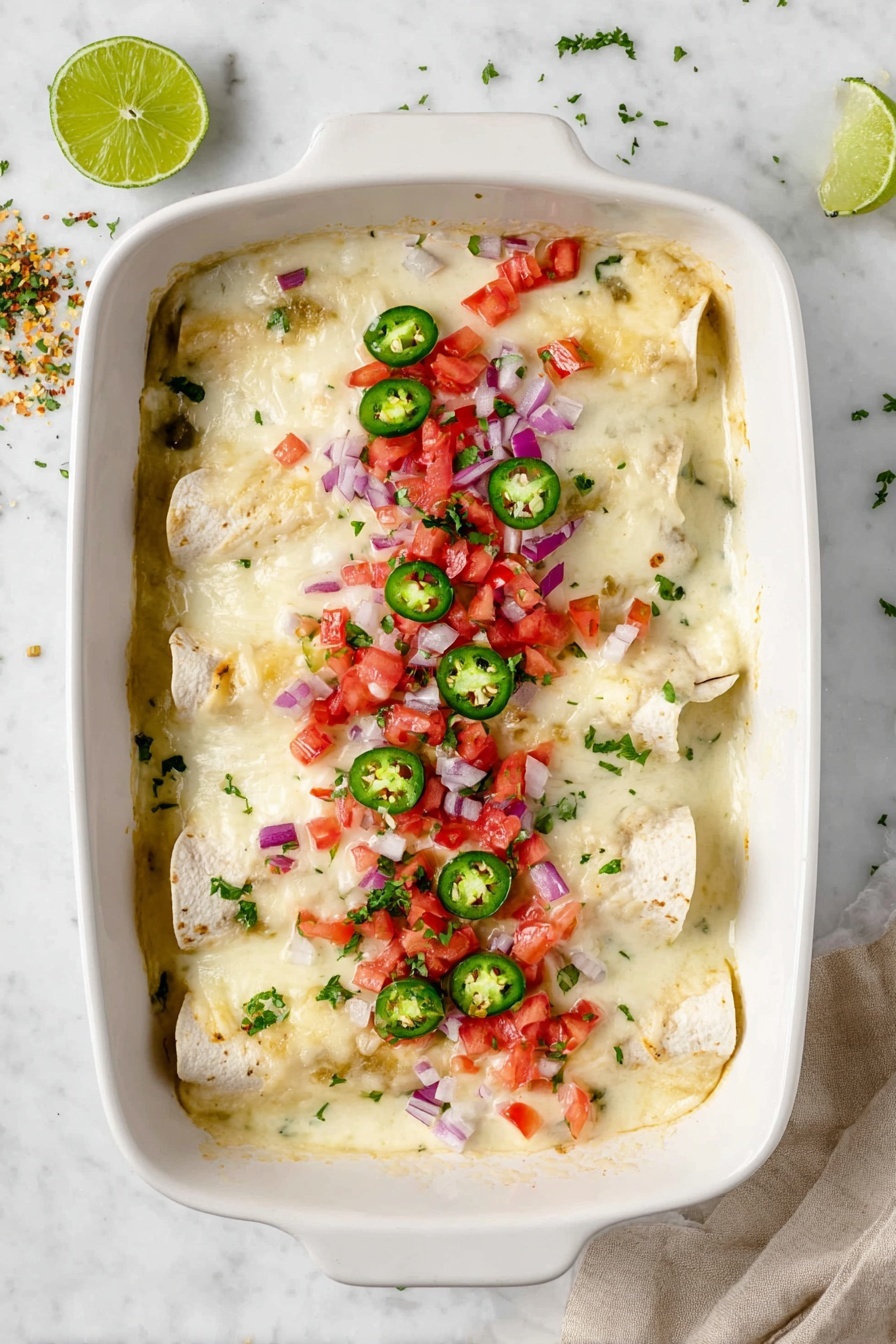Creamy Sour Cream Chicken Enchiladas Recipe - Recipe Step
