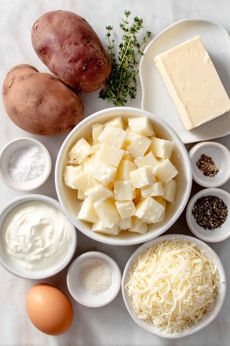 Cheesy Mashed Potatoes with Cream Cheese Recipe - Ingredients