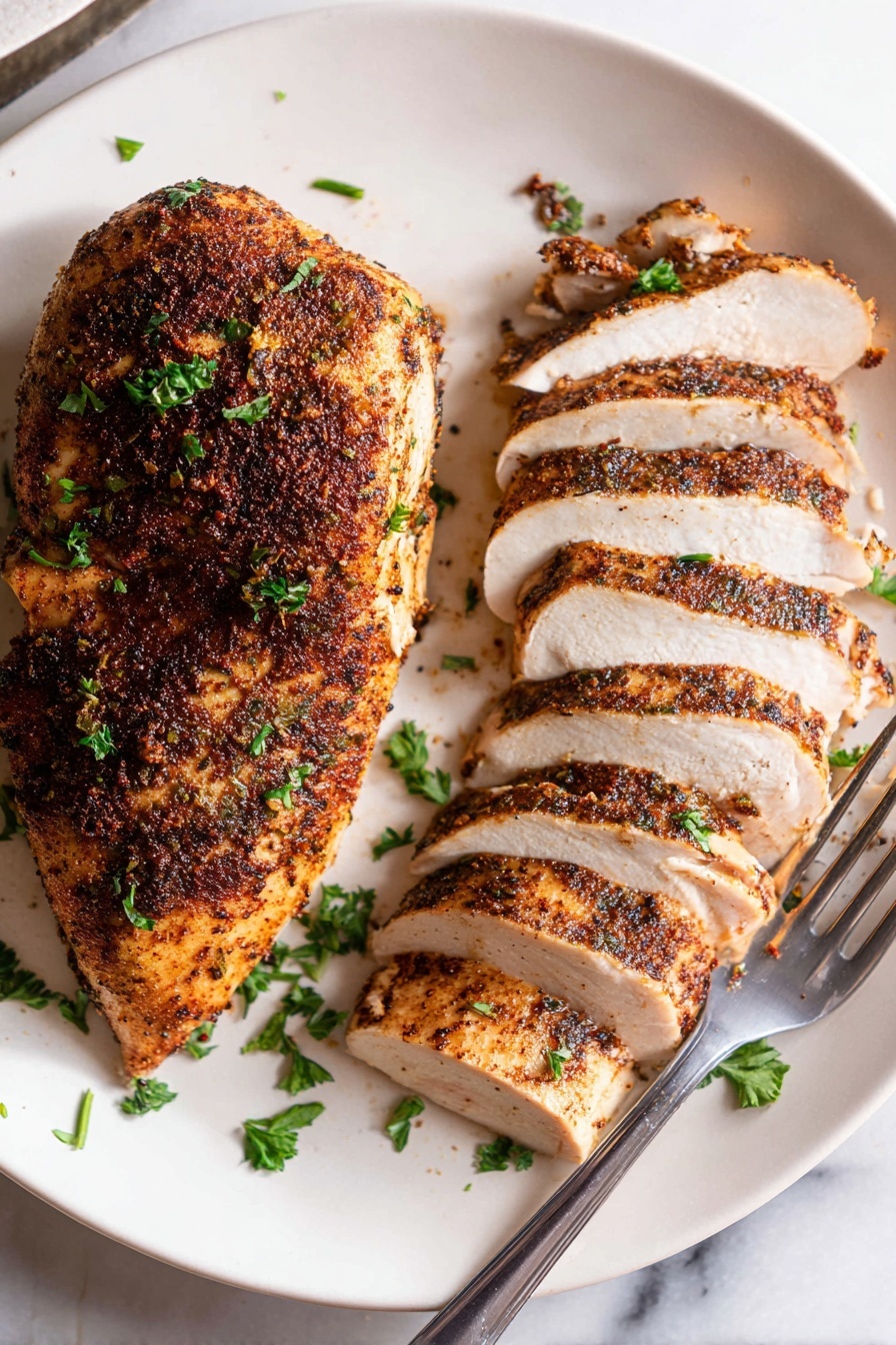 Easy Crockpot Chicken Breast Recipe - Serving