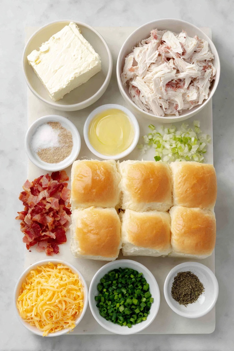 Crack Chicken Sliders on Hawaiian Rolls Recipe - Ingredients