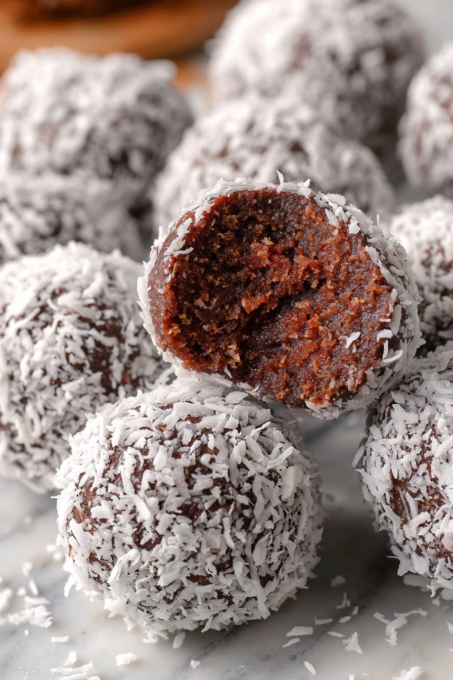 Healthy Date Energy Balls with Cacao Recipe - Recipe Step