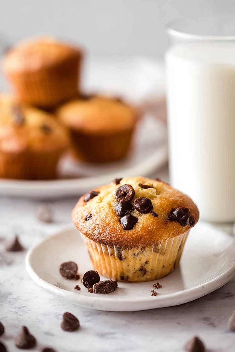 Chocolate Chip Muffin Recipe - Serving