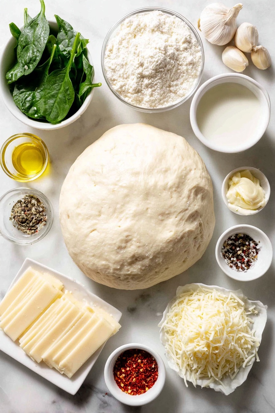 Spinach Artichoke Pizza Recipe - Ingredients