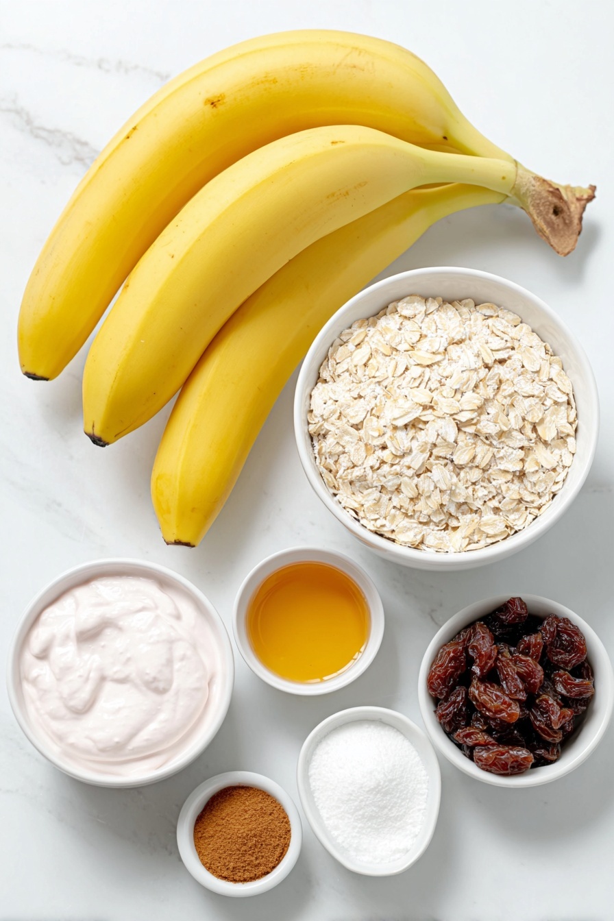 Healthy Banana Oatmeal Cookies Recipe - Ingredients