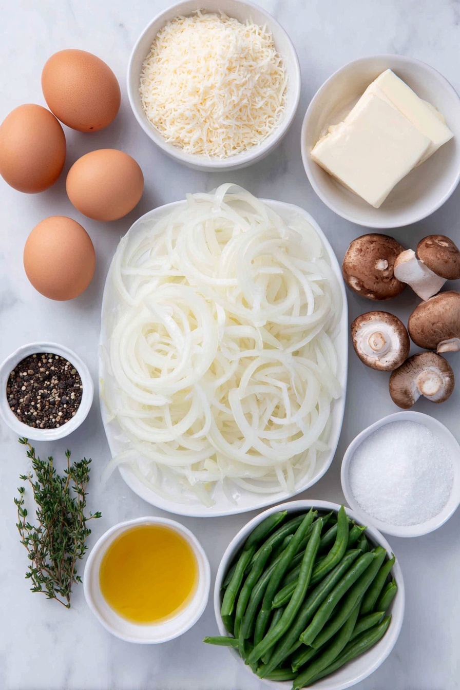 Healthy Green Bean Casserole with Crispy Onions Recipe - Ingredients