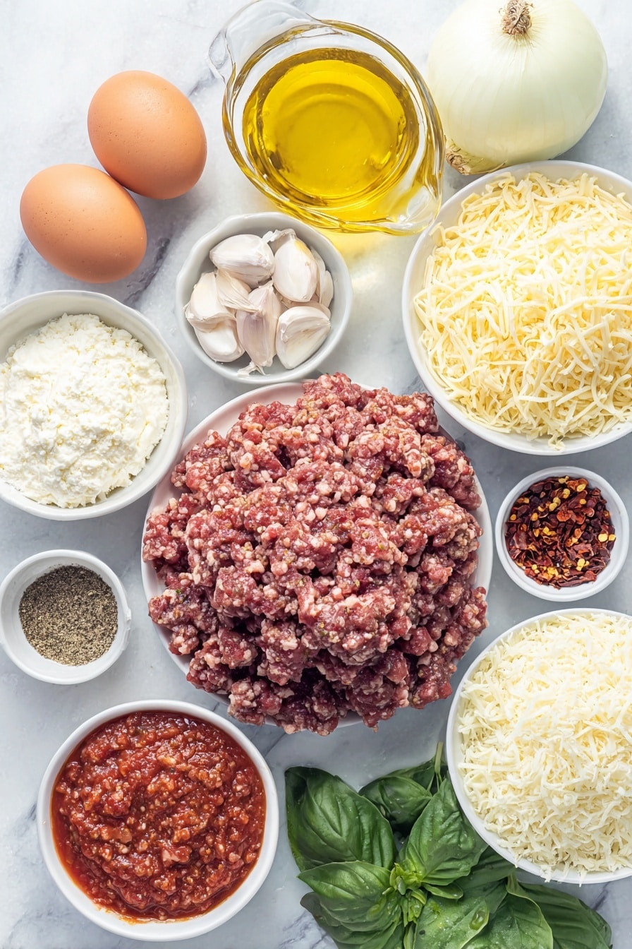 Healthy Turkey Lasagna Recipe - Ingredients