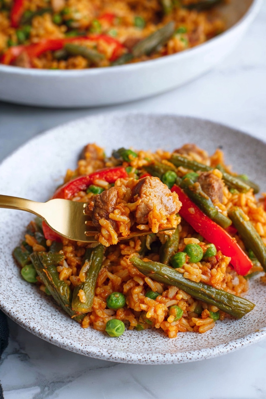 Easy Chicken Paella Recipe - Serving