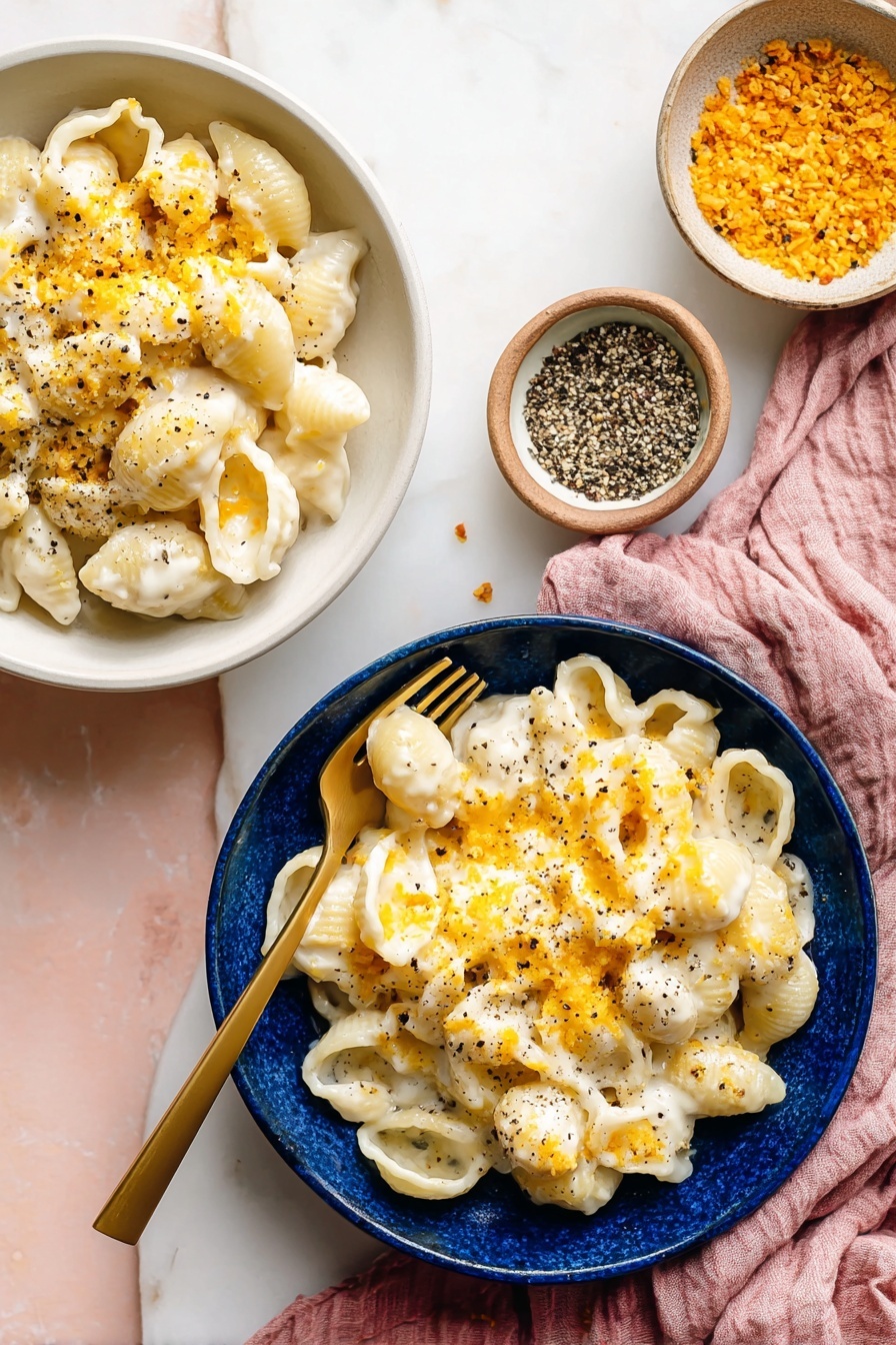 Easy Homemade Stove Top Mac and Cheese Recipe - Serving