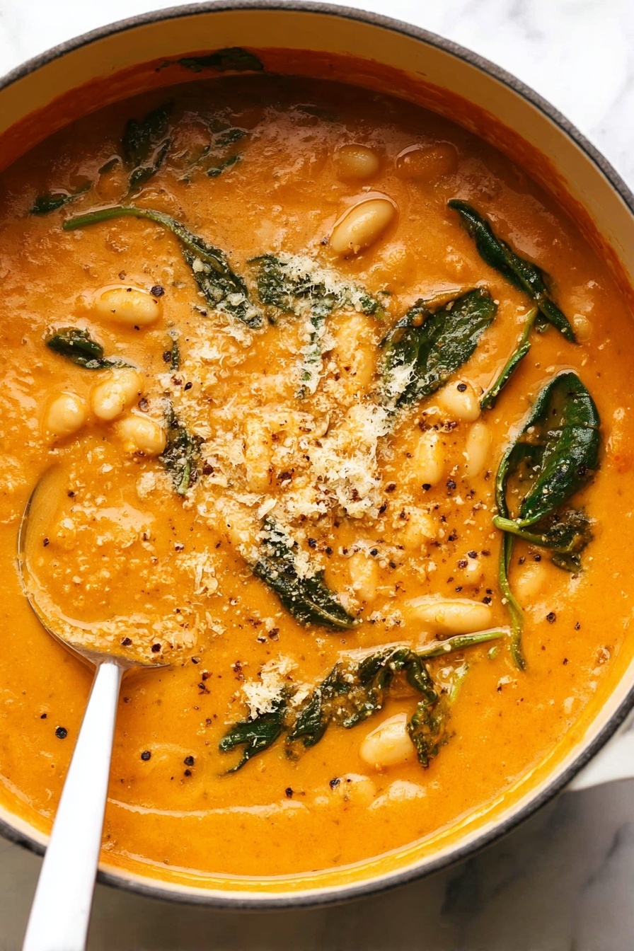 Creamy Tomato Bean Soup Recipe - Recipe Step