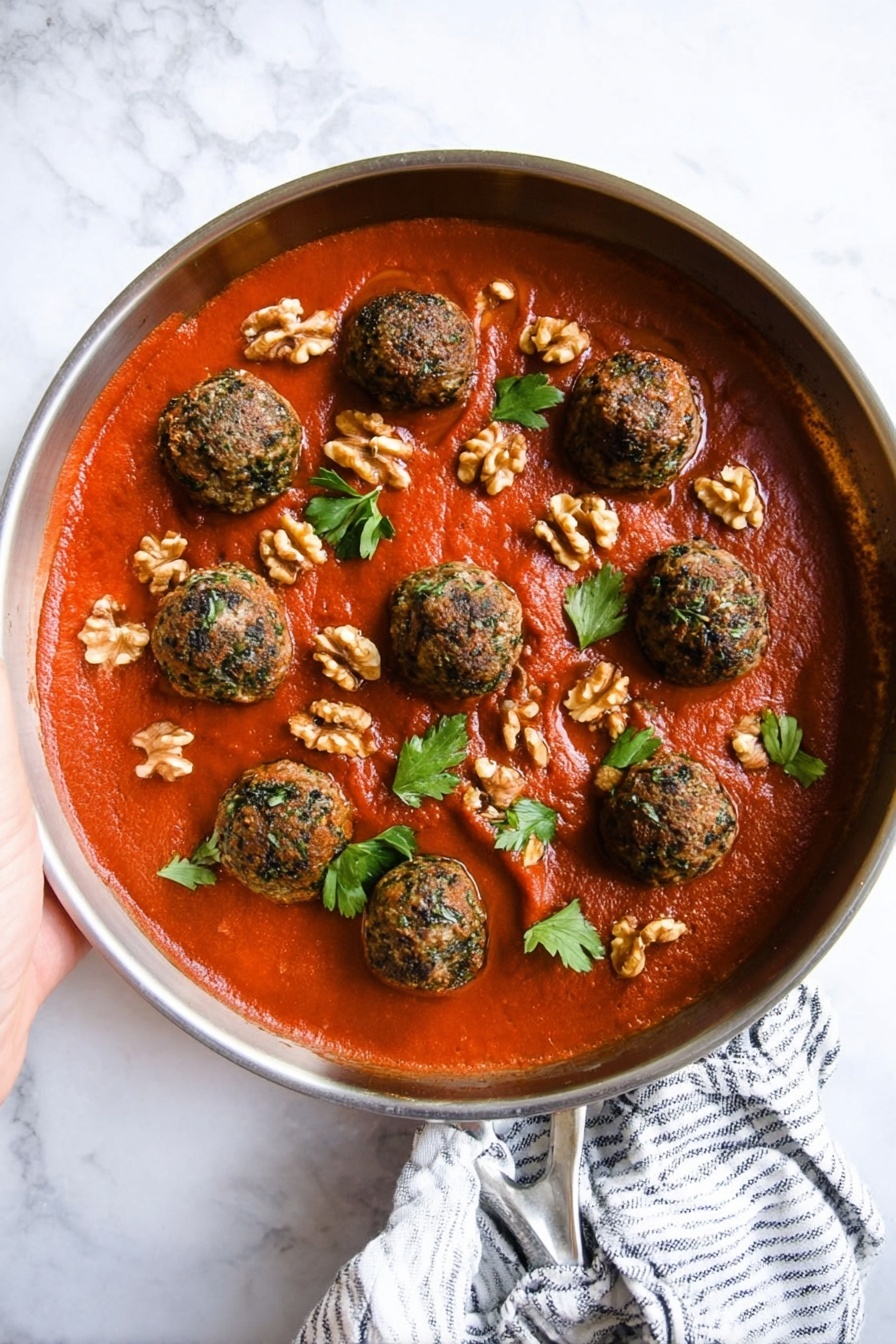 Lamb Meatballs with Saffron Tomato Sauce Recipe - Recipe Step