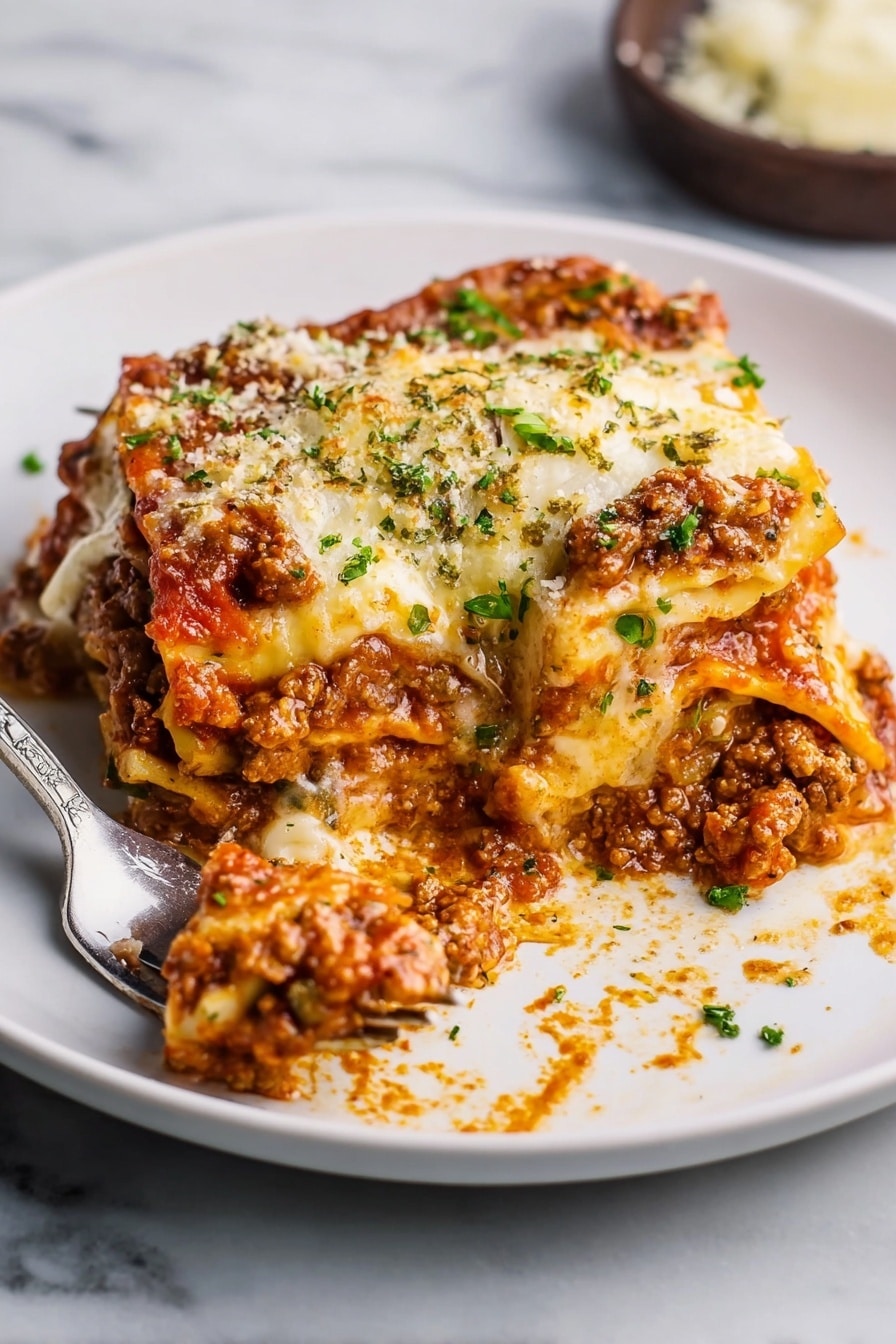 Easy No-Boil Lasagna Recipe - Serving