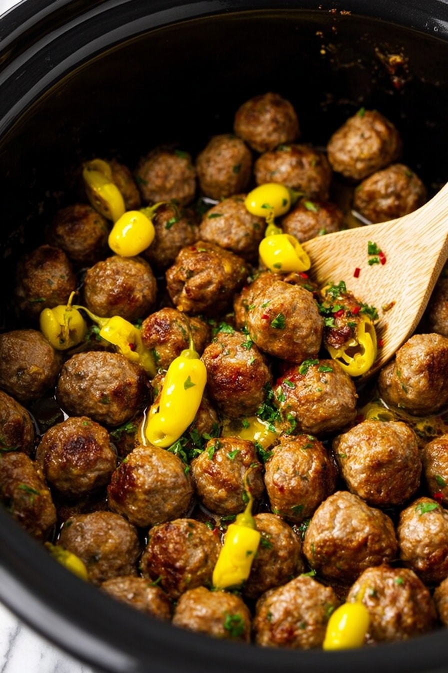 Crock Pot Mississippi Meatballs Recipe - Recipe Step