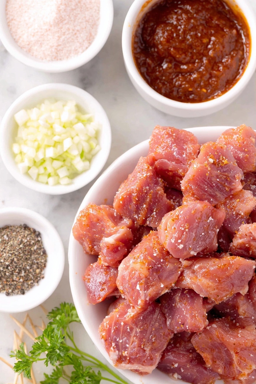 Air Fryer BBQ Chicken Skewers Recipe - Ingredients