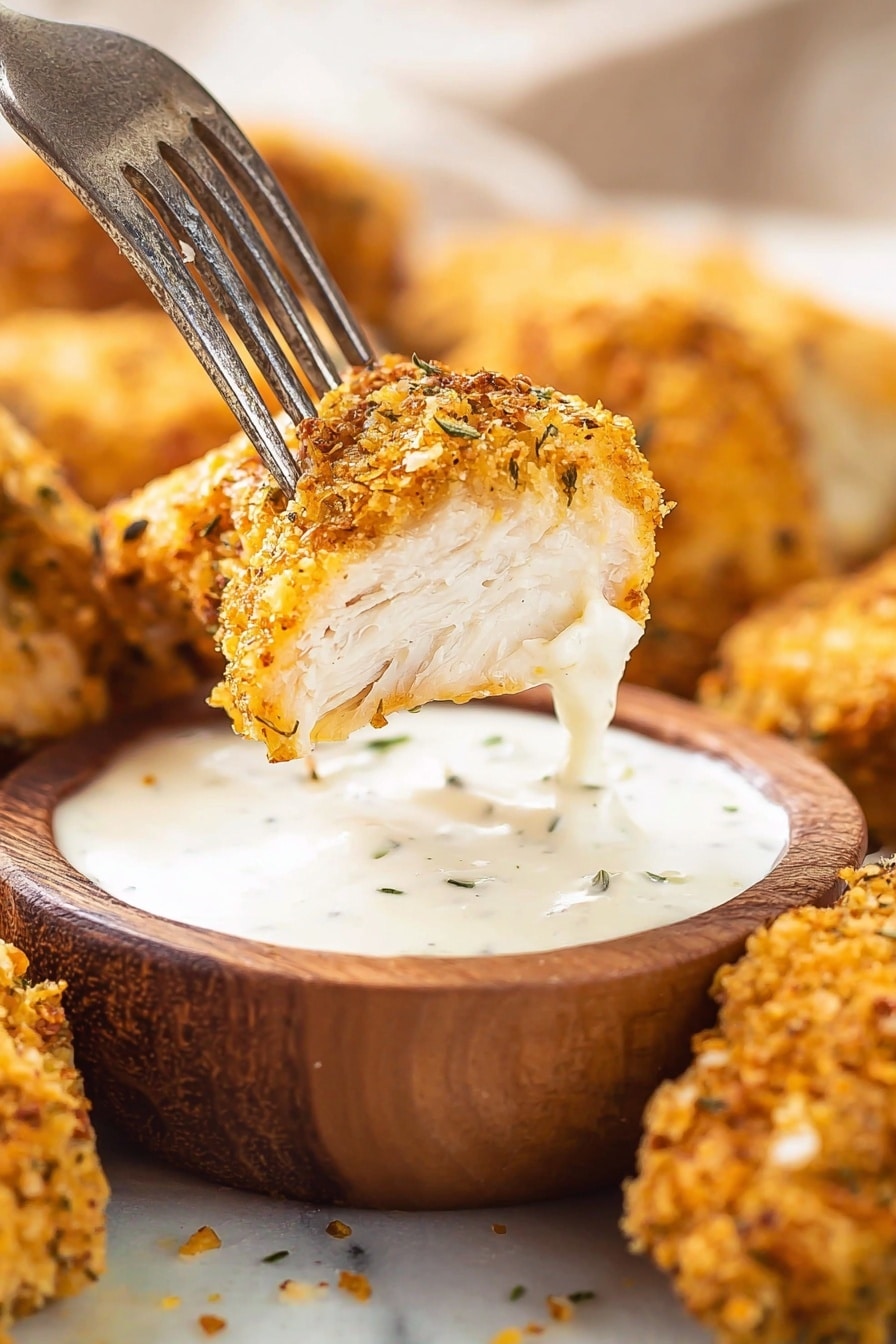 Crispy Cornflake Chicken Tenders Recipe - Serving